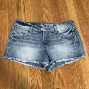 denim shorts